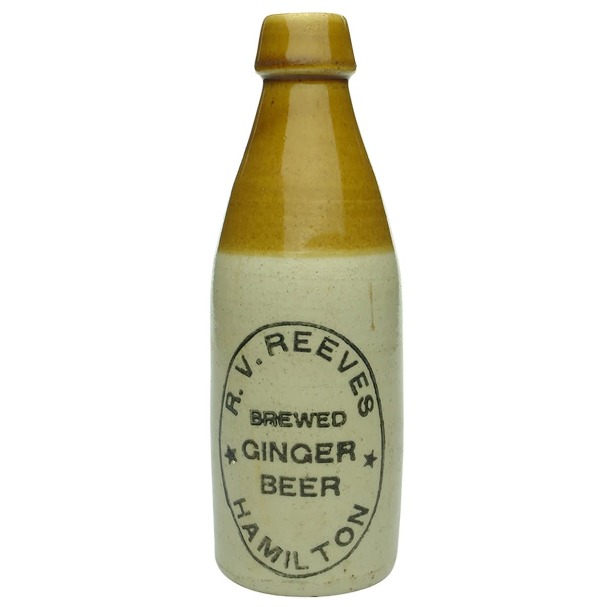 Ginger Beer. R. V. Reeves, Hamilton. R. Fowler Ltd. (Victoria)