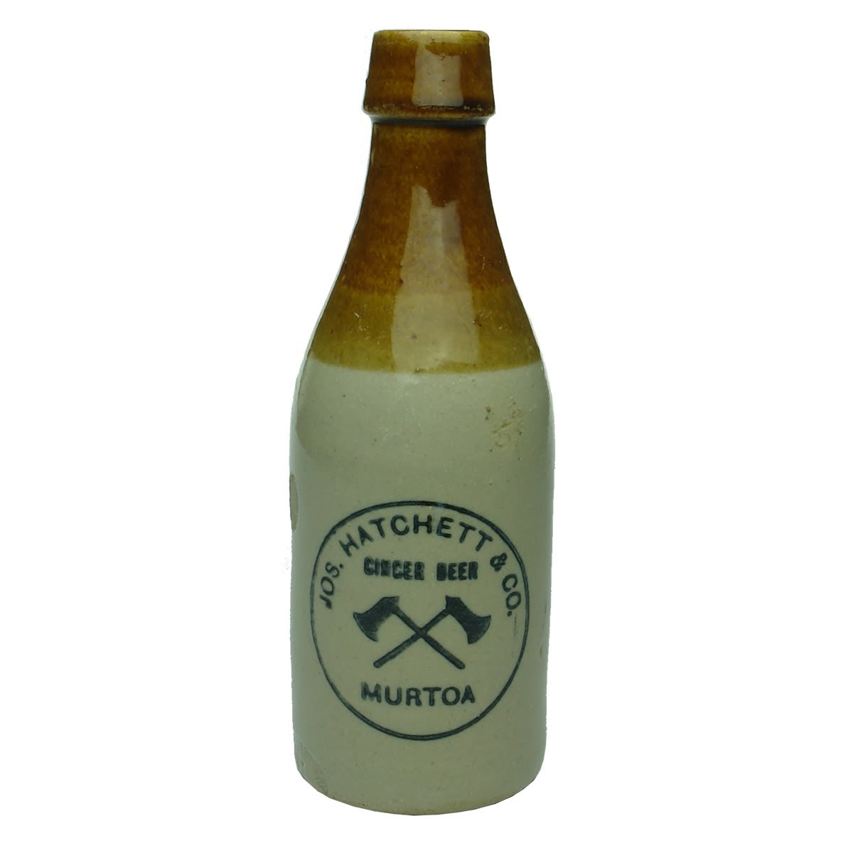 Ginger Beer. Jos. Hatchett & Co, Murtoa. Champagne. Tan Top. (Victoria)