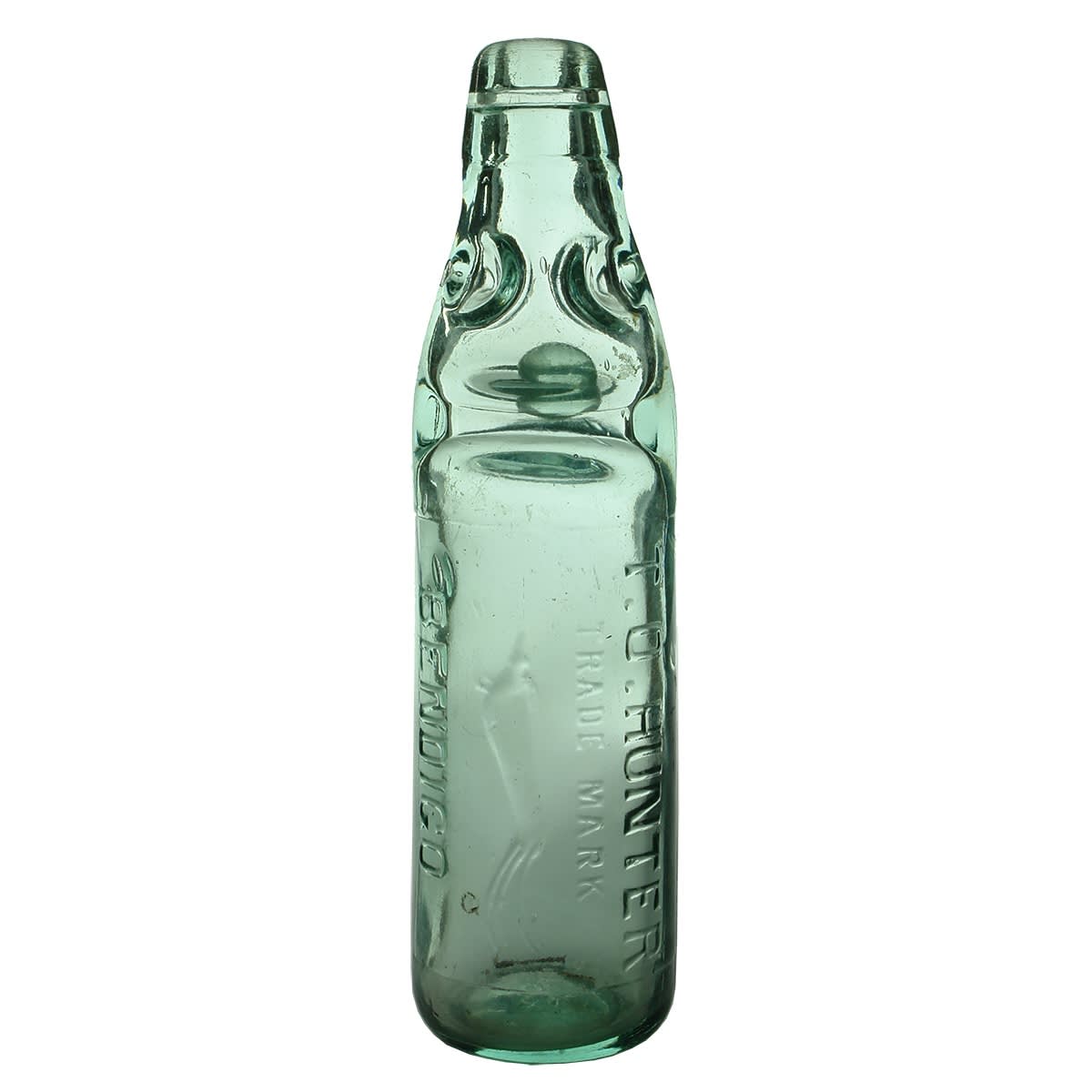 Codd. T. O. Hunter, Bendigo. Greyhound. Aqua. 10 oz. (Victoria)