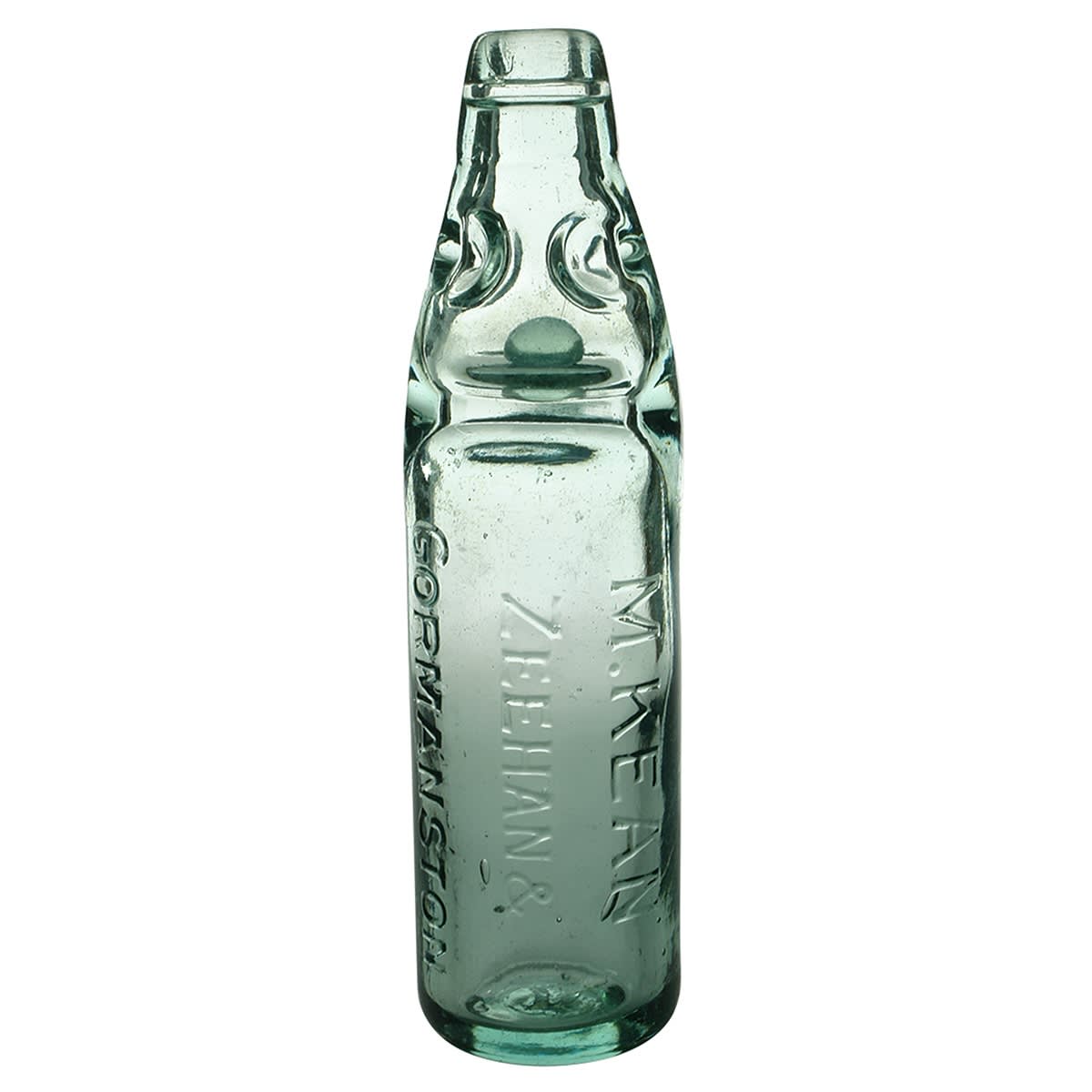 Codd. M. Kean, Zeehan & Gormanstown. Dobson. 10 oz. (Tasmania)