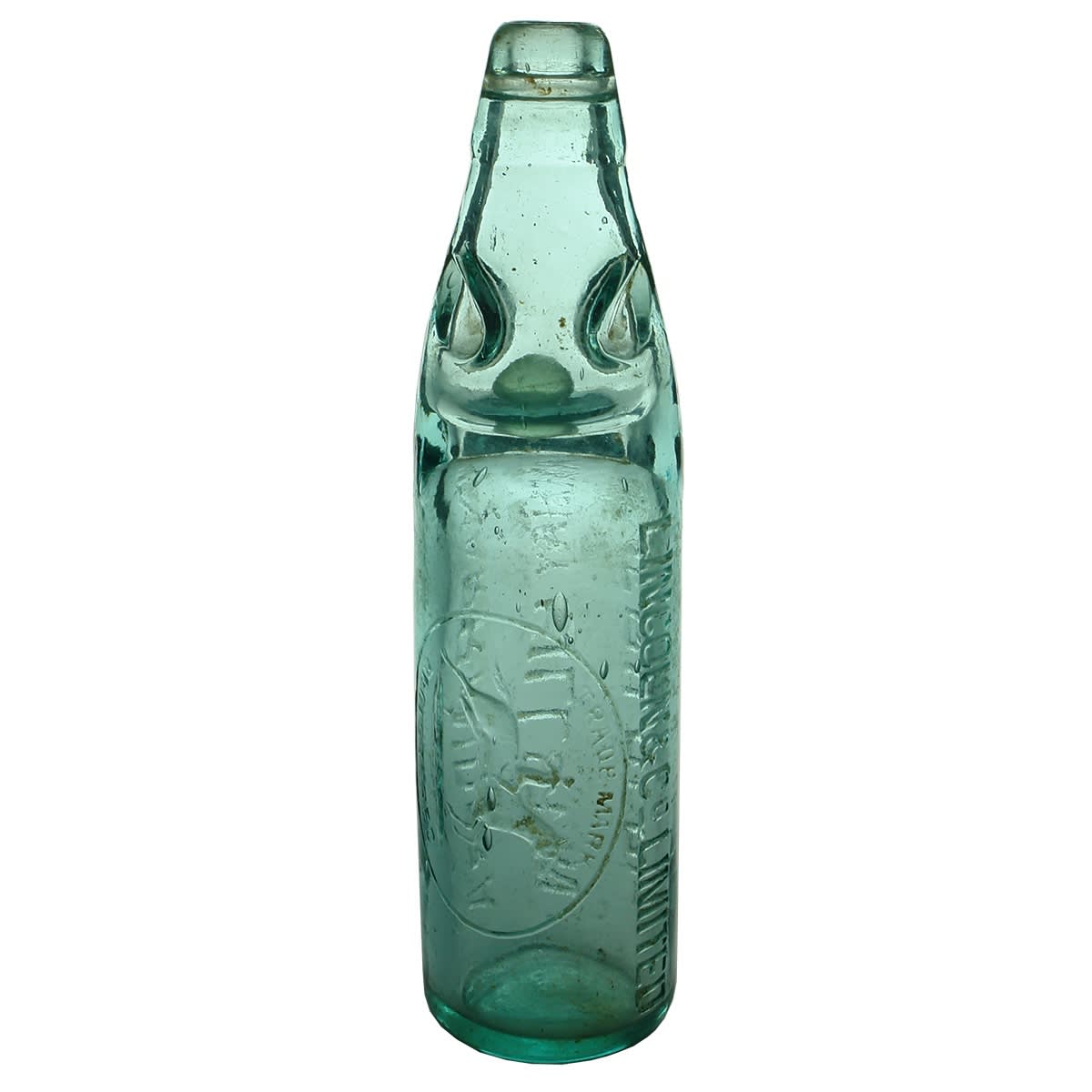 Codd. Lincoln & Co., Narrandera, Hay, Hillston & Jerilderie. Niagara. Tiny Rider on Horseback. 10 oz. (New South Wales)