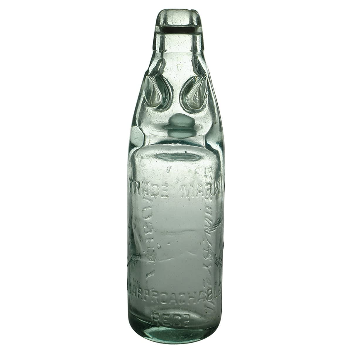 Codd. Thos. Young & Co, Lithgow. Horse. Unapproachable. Niagara. 10 oz. (New South Wales)