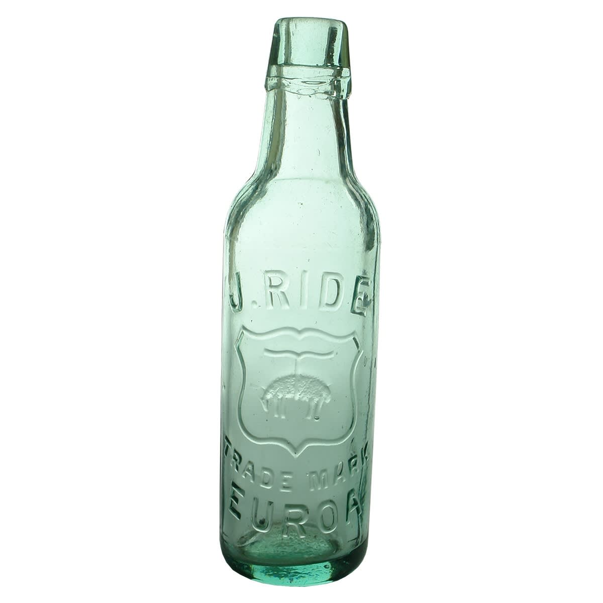 Lamont. J. Ride, Euroa. Aqua. 10 oz. (Victoria)