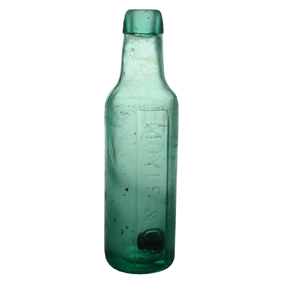 Lamont. Moyle & Co., Port Pirie. Embossed on two sides. Aqua. 10 oz. (South Australia)