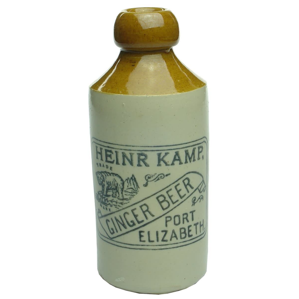 Ginger Beer. Heinr Kamp, Port Elizabeth, Polar Bear. Dump. Tan Top. (South Africa)