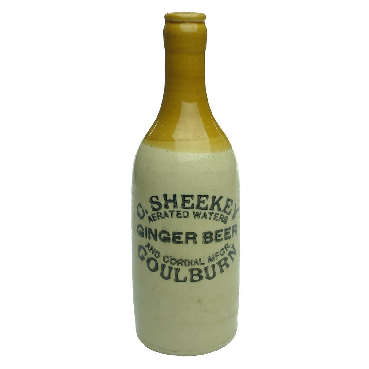Ginger Beer. C. Sheekey, Goulburn. Crown Seal. Tan Top. (New South Wales)