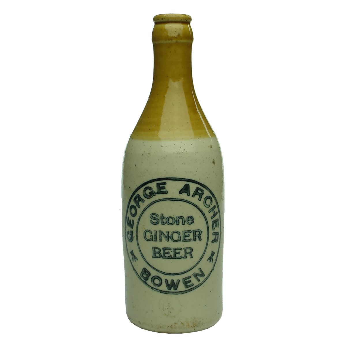 Ginger Beer. George Archer, Bowen. Crown Seal. Tan Top. (Queensland)