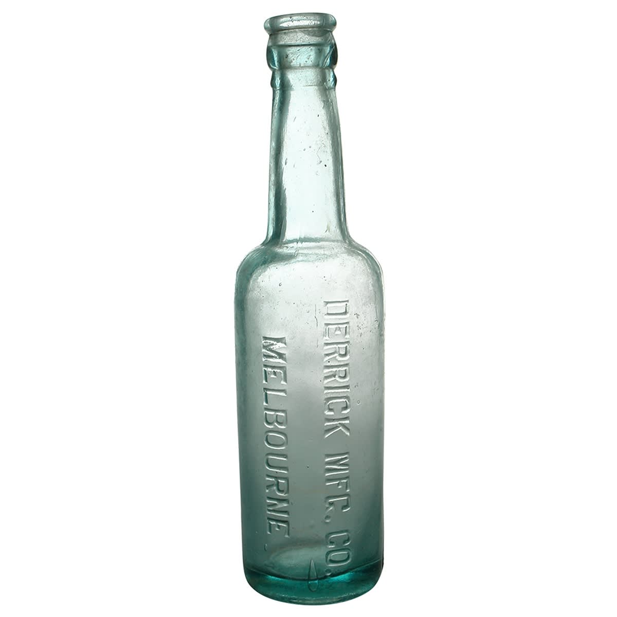 Hot Sauce. Derrick Mfg. Co., Melbourne. Aqua. 13 oz. (Victoria)