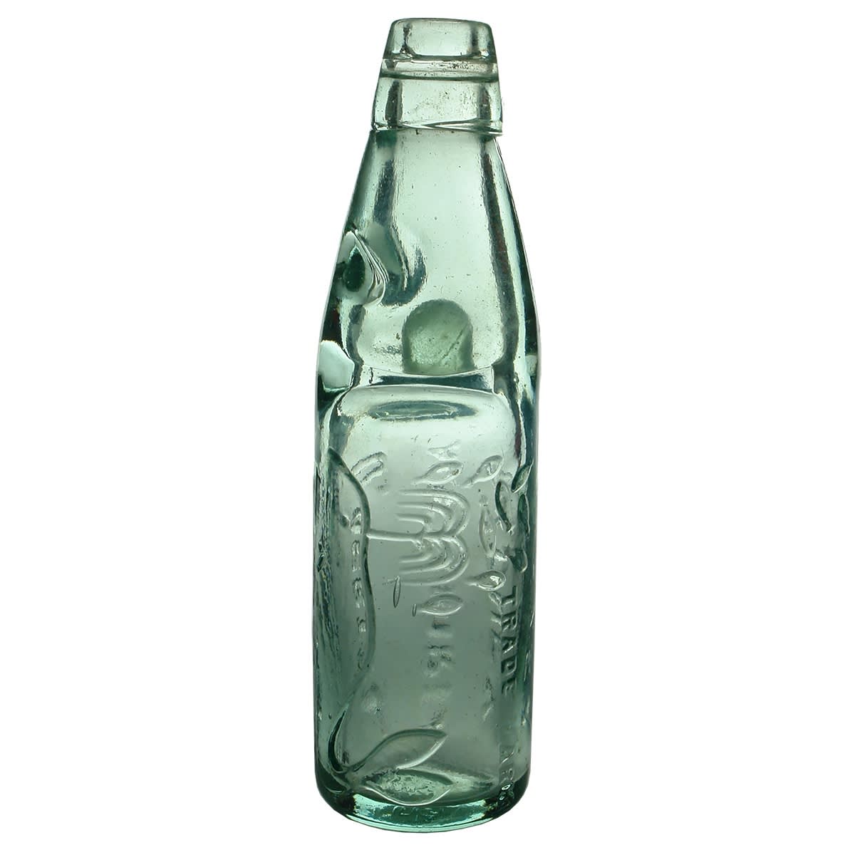 Codd. C. Oertel, Alexandria, Sydney. One Way Pour. Aqua. 6 oz. (New South Wales)