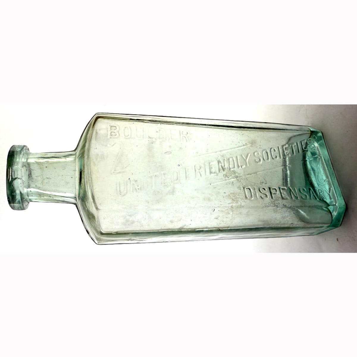 Chemist. Boulder United Friendly Societies Dispensary. 5 oz. 152 mm. (Western Australia)