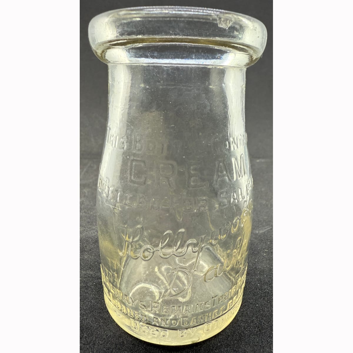 Cream. Hollywood Dairy, For Perfection. 4 oz. Base Number: 502. (Bendigo, Victoria)