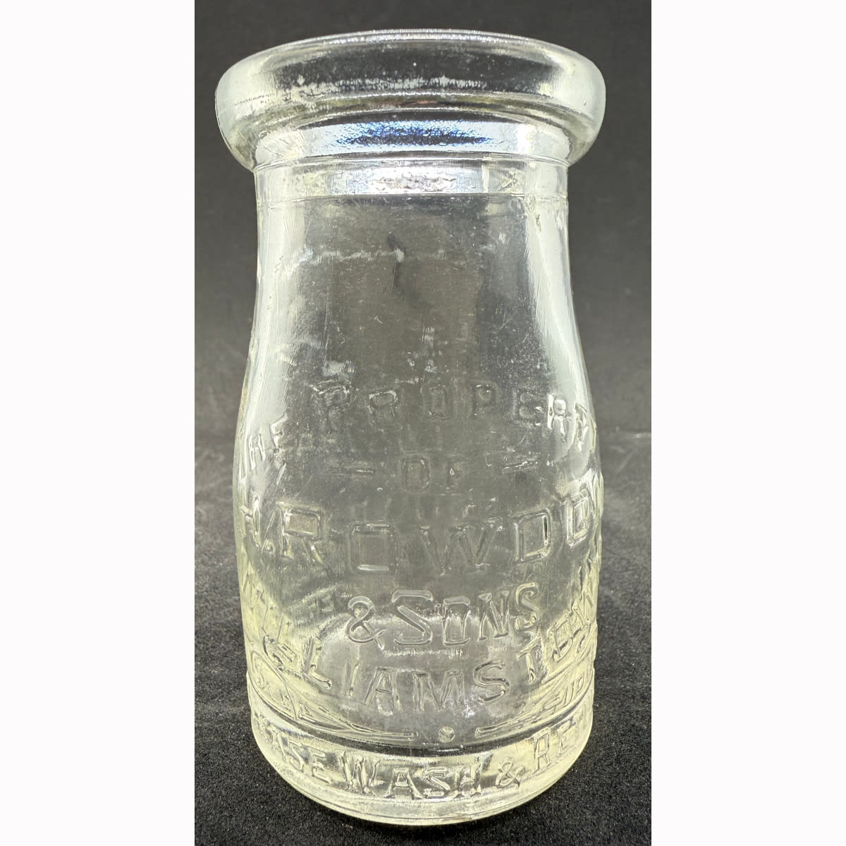 Cream. H. Rowdon & Sons, Williamstown. Base Number: 51. 4 oz. (Victoria)