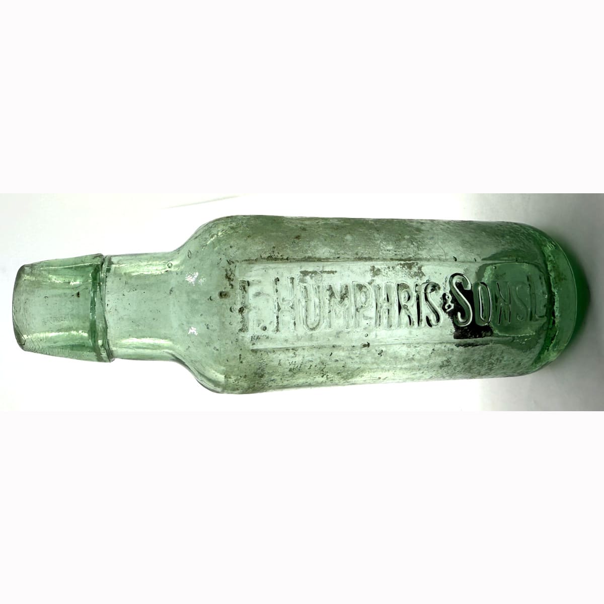 Lamont. F. Humphris & Sons Ld, Adelaide & Jamestown. Unusual embossing with crossed over town names on the back. 6 oz. (South Australia)