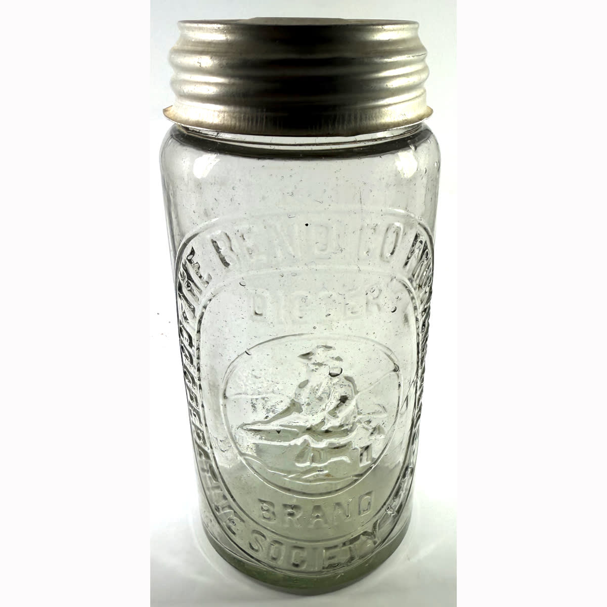 Jam Jar. The Bendigo Fruitgrowers Co-operative Society Ltd. Digger Brand. 30 oz. (Victoria)