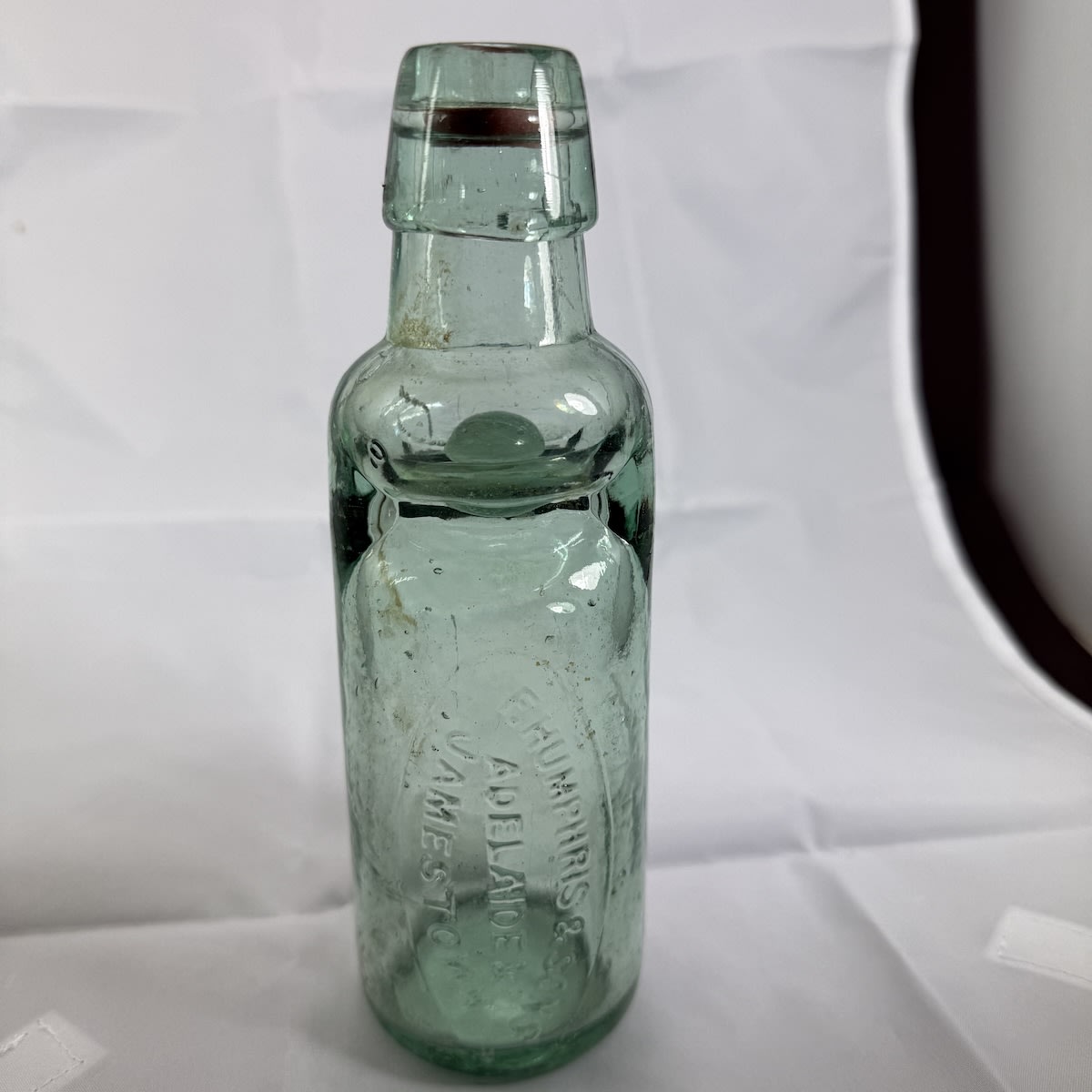 Codd. F. Humphris & Sons, Adelaide & Jamestown. All Way Pour. 6 oz. Applied top. (South Australia)