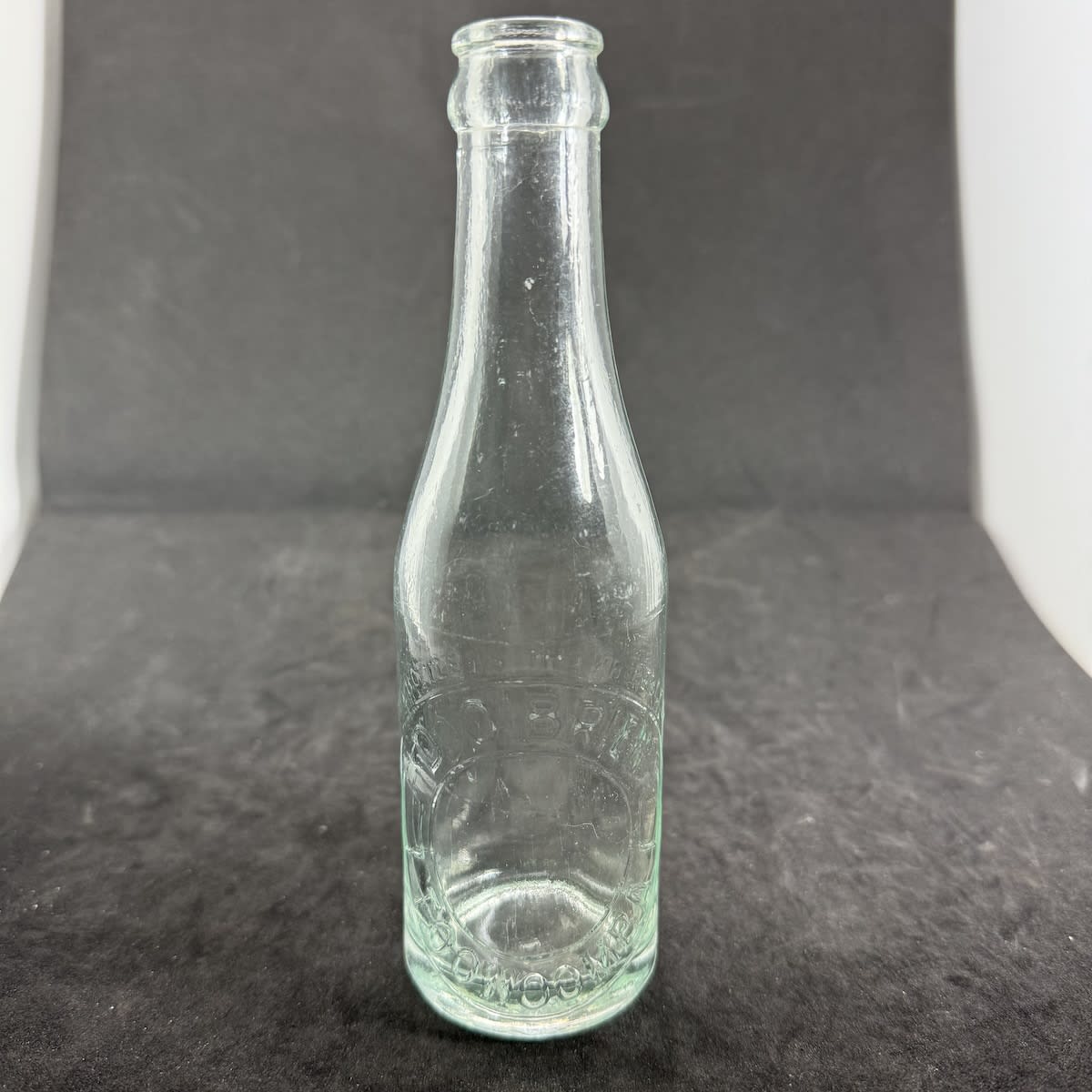 Crown Seal. D. O'Brien, Toowoomba. Pale Aqua. 6 oz. (Queensland)