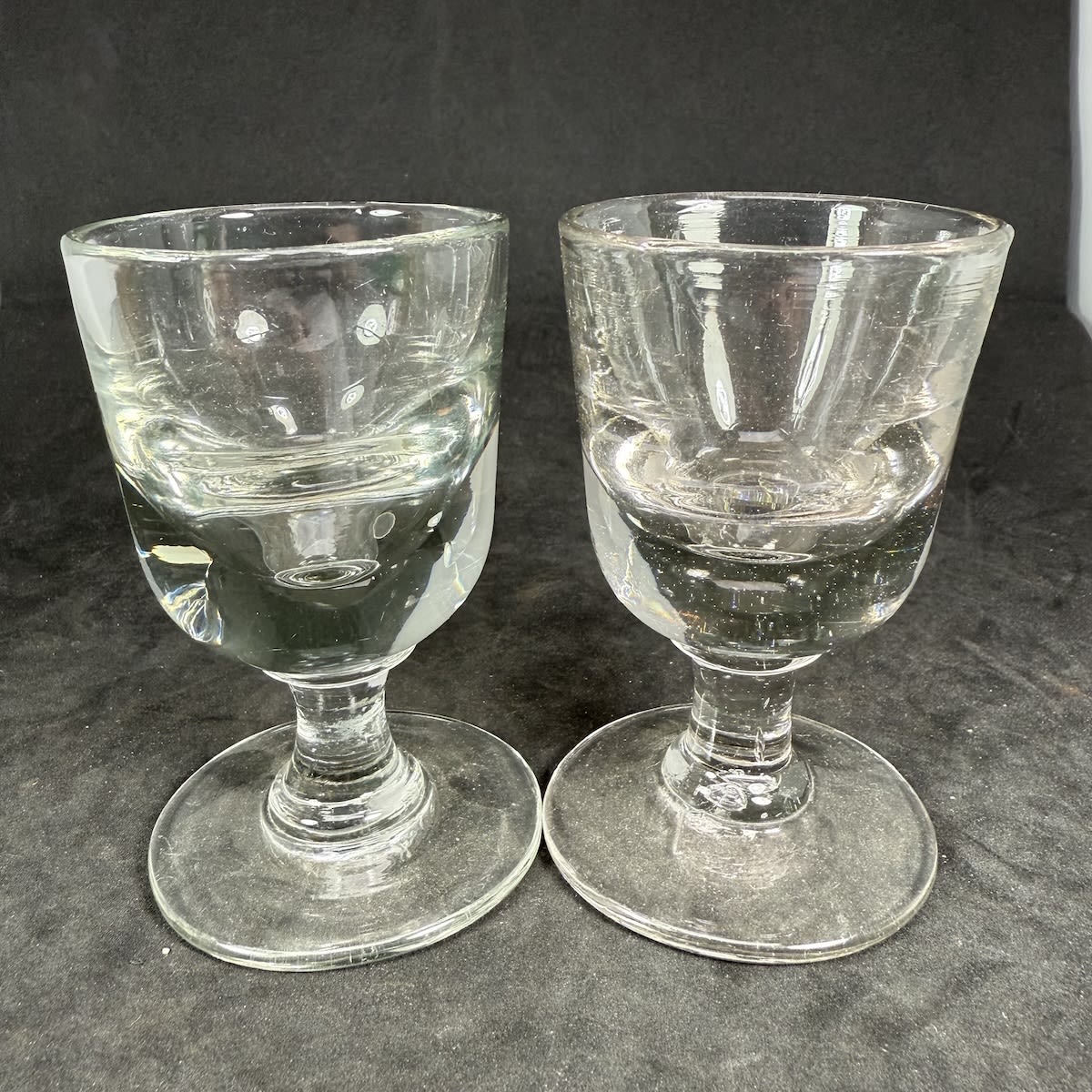 2 Taller type Penny Lick Ice Cream Glasses.