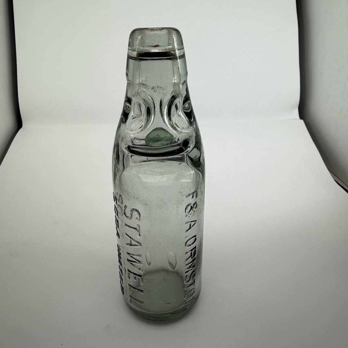 Codd. F. & A. Ormston, Stawell. Soda Water. AGM base mark. 6 oz. (Victoria)