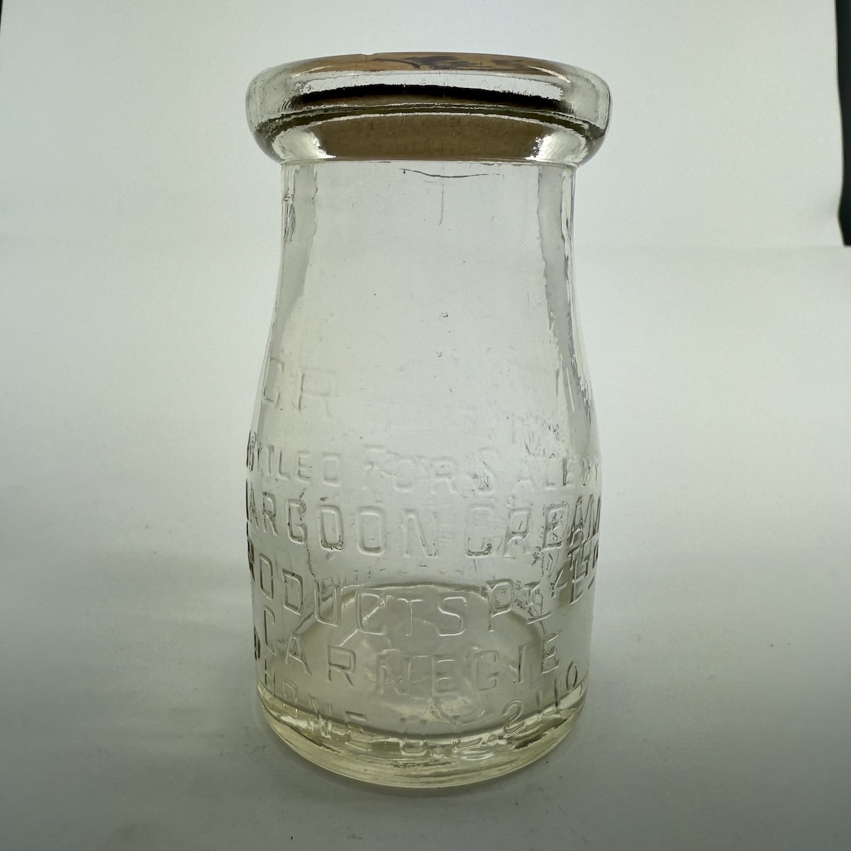 Cream. Nargoon Cream Products Pty Ltd Carnegie. 4 oz. Base number: 182. (Victoria)