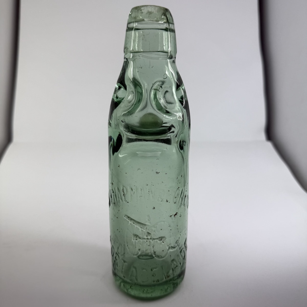 Codd.  W. Knapman & Son Ltd, Port Adelaide.  Cannon. FBH made. Aqua.  6 oz. (South Australia)