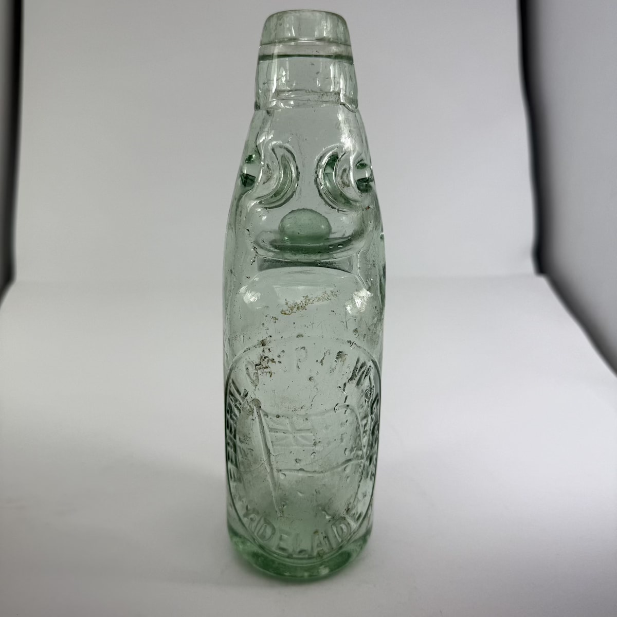 Codd. Federal Co-op, Adelaide. Dobson. Aqua. 6 oz. Cannington Shaw English made variety. (South Australia)