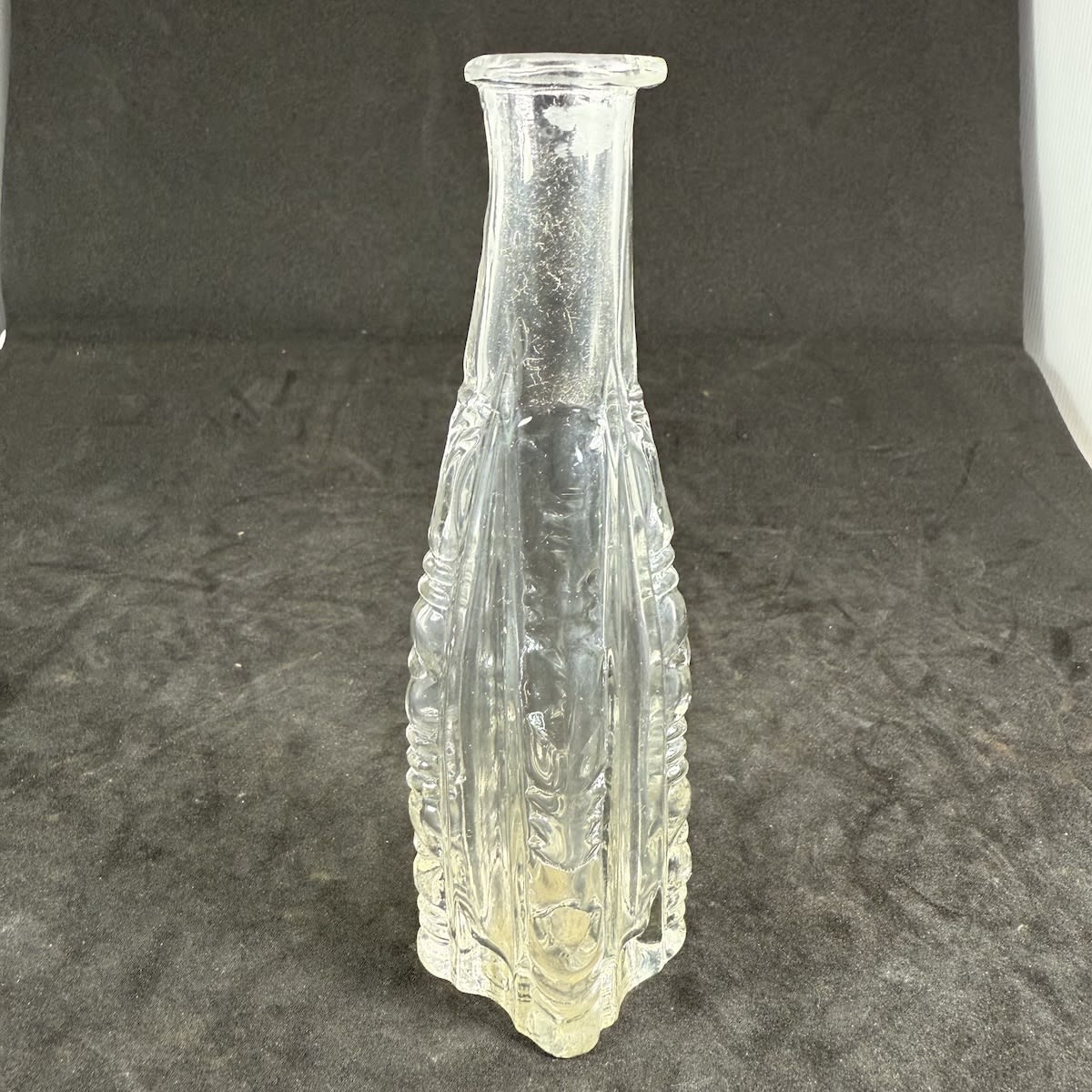 Pepper Sauce / Cologne. Fancy patterns down edges. Flint glass.