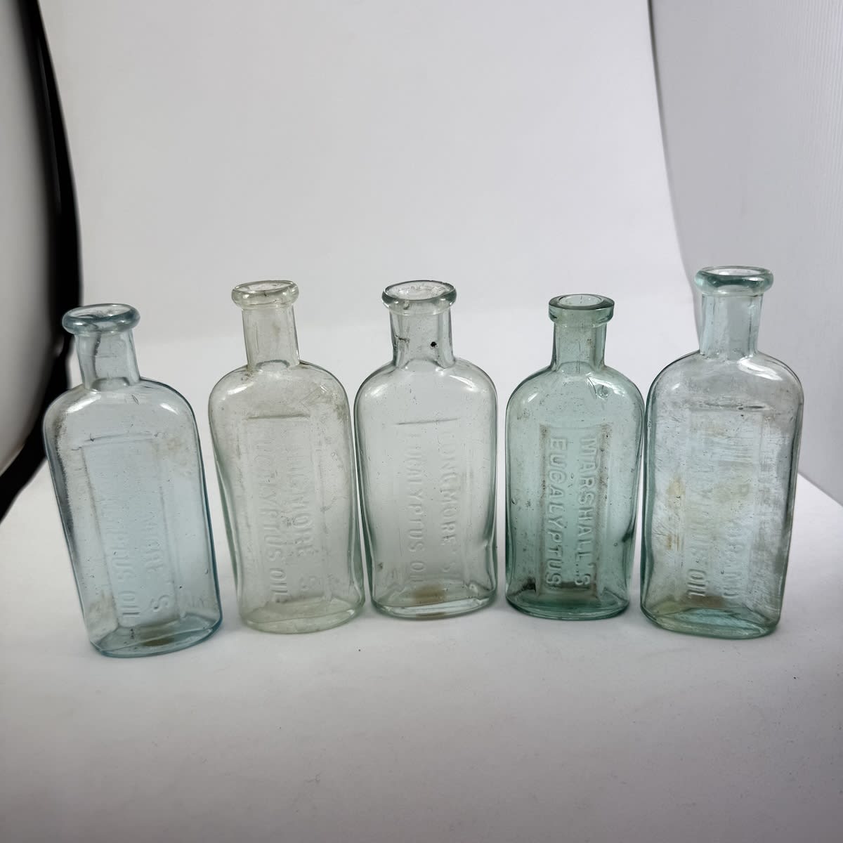 5 Eucalyptus Oils: 3 x Longmore's; Marshall's; Lizard Brand. All Made in Japan varieties.