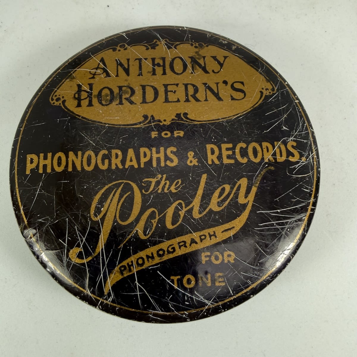 Record Cleaner. Anthony Hordern's for Phonographs & records. The Pooley Phonograph for Tone. (Victoria)