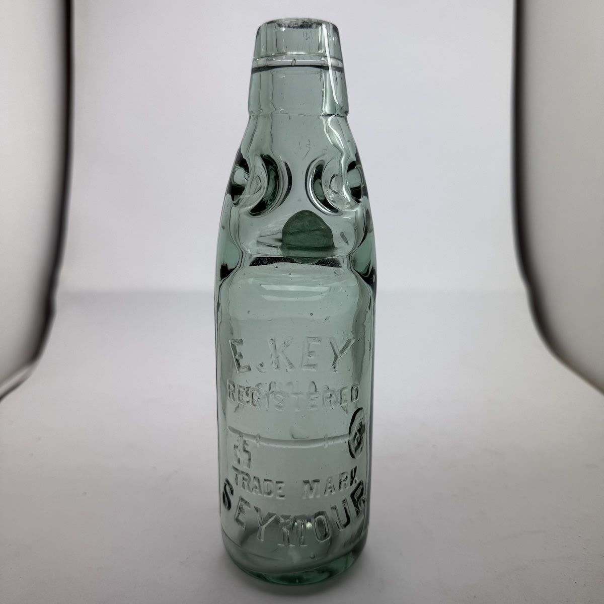 Codd. E. Key, Seymour. Soda Water. Dobson. Aqua. 6 oz. (Victoria)