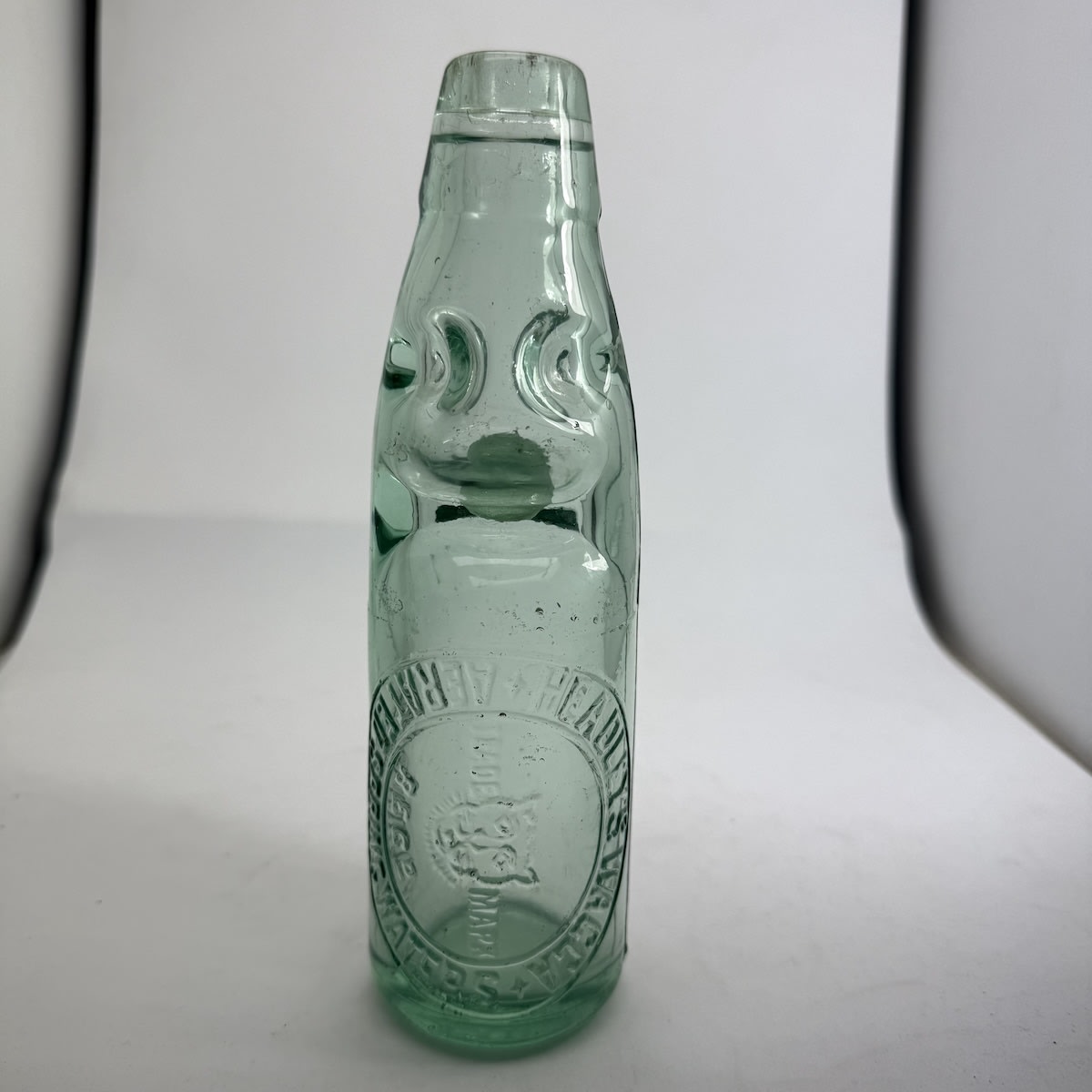 Codd. Headley's Wagga Aerated Spring Waters. Cats Head. Dobson. 6 oz. (New South Wales)