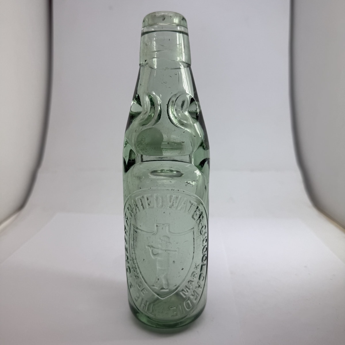 Codd. The Pioneer Aerated Water Co Coolgardie. Miner with Pick in a Spade shape. Dobson. MGB Co. 6 oz. (Western Australia)