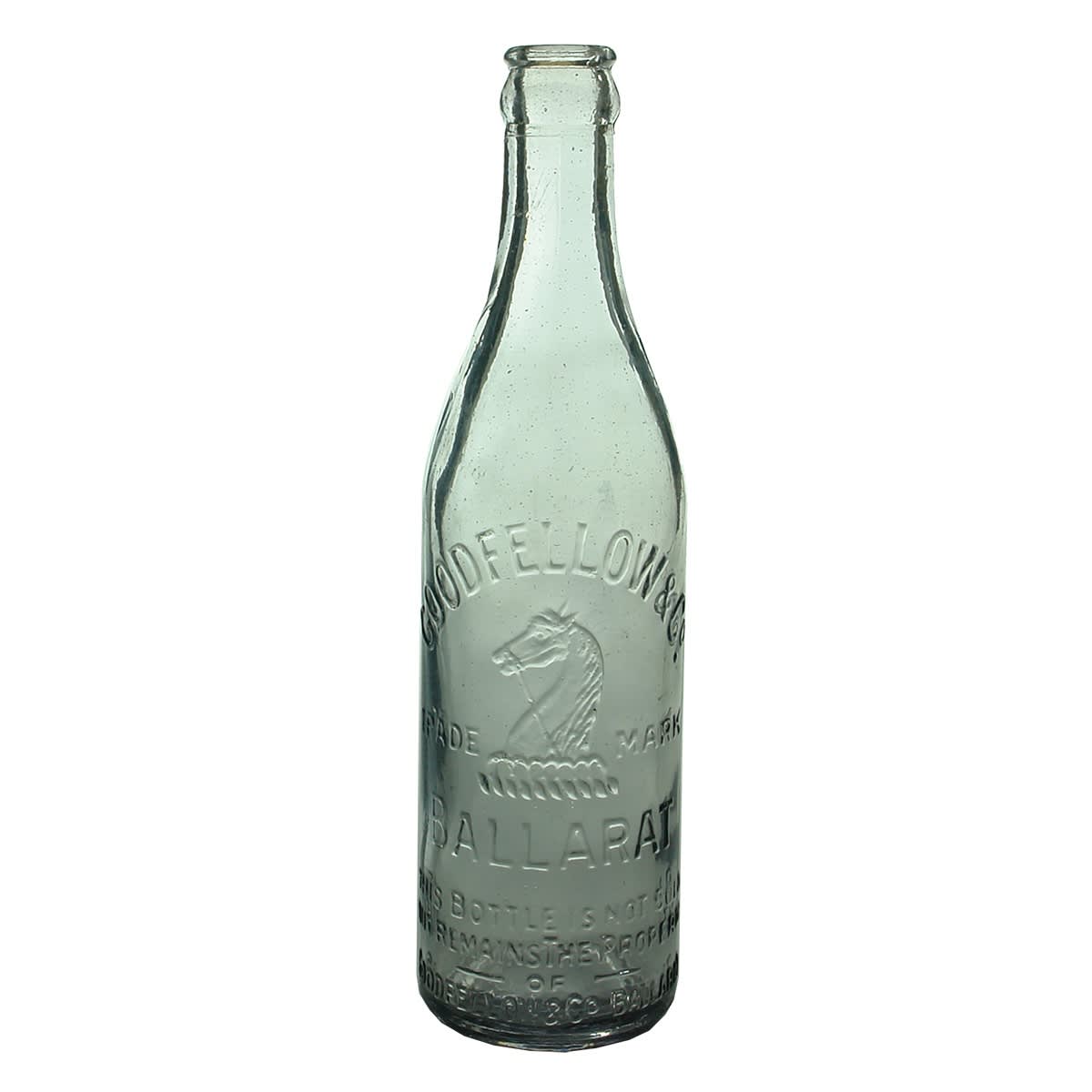 Crown Seal. Goodfellow & Co., Ballarat. Pale Amethyst. 10 oz. (Victoria)