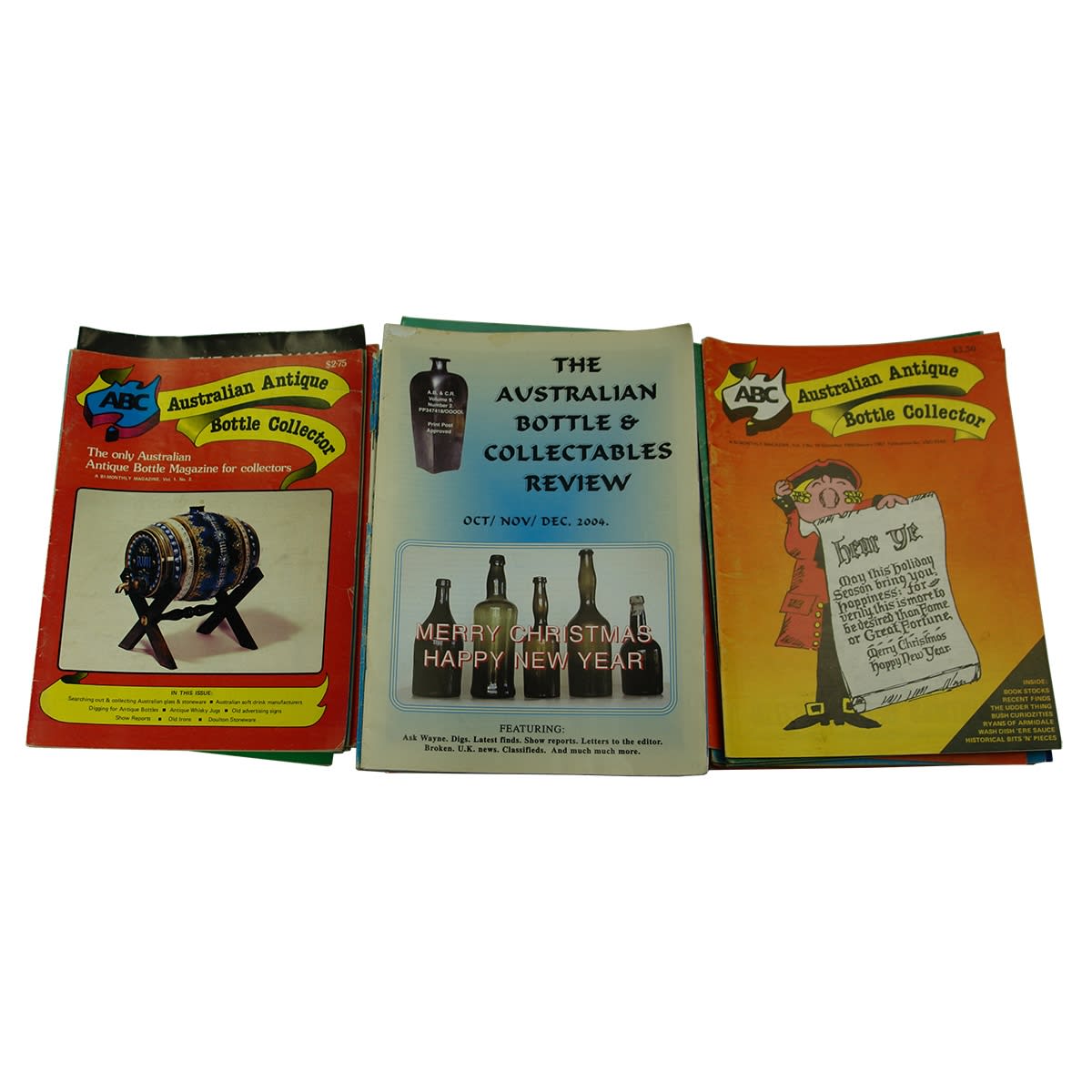 44 Australian Bottle Collecting Magazines. 1980s - 2000s. Some doubles.