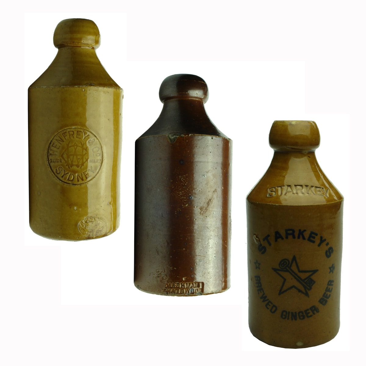 3 Ginger Beers: Henfrey & Co Sydney; Mashman Chatswood; Starkey's Sydney. (New South Wales)