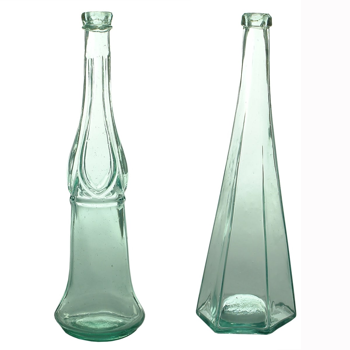 2 Goldfields Salad Oils: Globe or World Oil (without globe embossed); Teepee Oil.