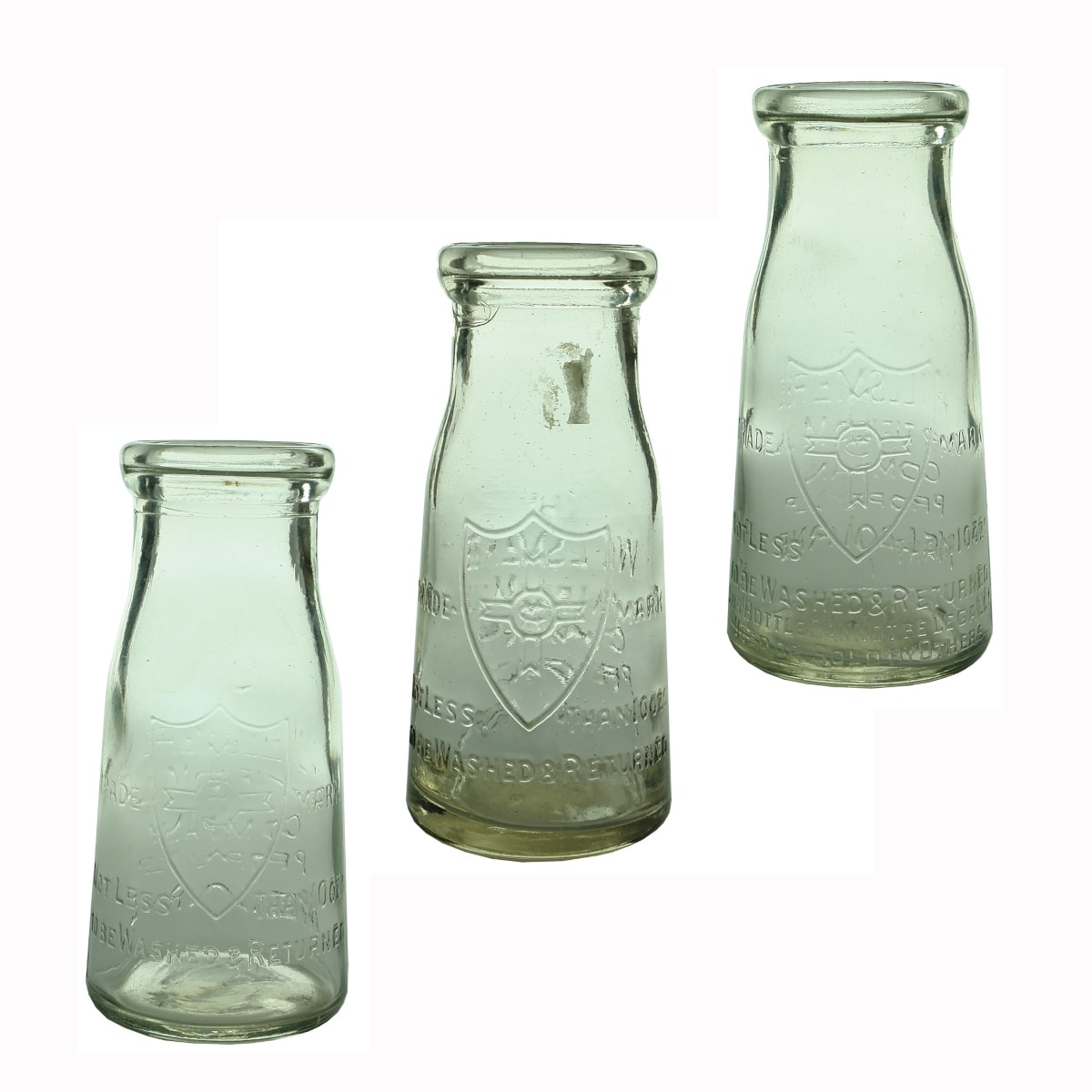 3 Variations of Willsmere Certified Milk Company 10 oz Milks. (Victoria)
