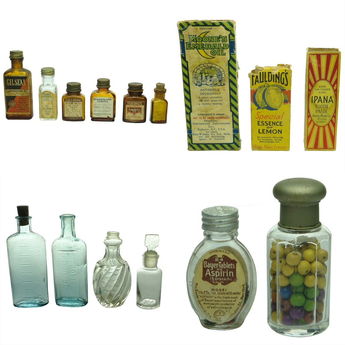15 Chemist Items: Rawleighs; Fauldings; Chamberlains; Moones; Ipana; Bosisto; Plain; and many more!