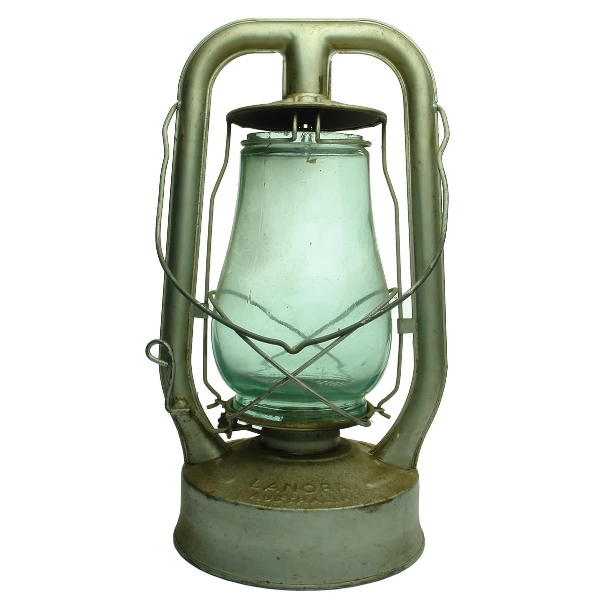 Lamp. Lanora Australia Hurricane Lantern. With glass etc.