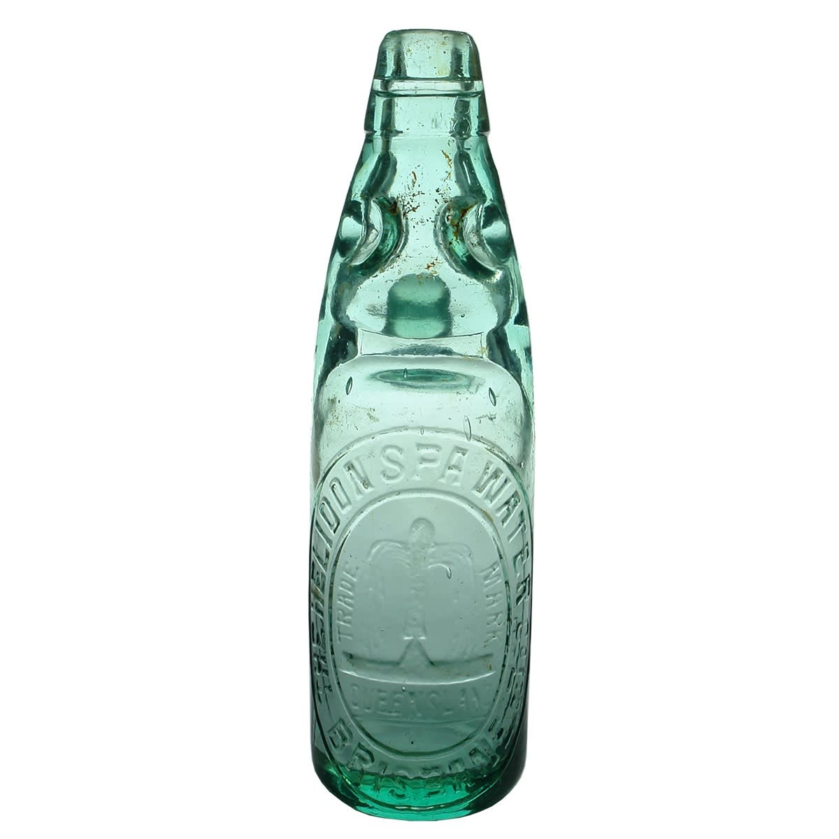 Codd. Helidon Spa Water Co Ltd., Brisbane. Fountain. Dobson. Aqua. 10 oz. (Queensland)