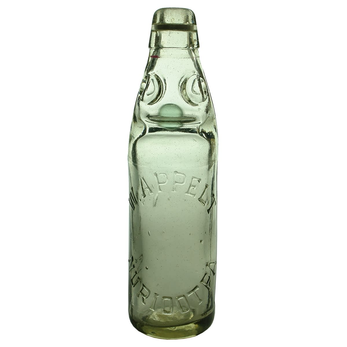 Codd. W. Appelt, Nuriootpa. Dobson. 10 oz. Straw coloured. (South Australia)
