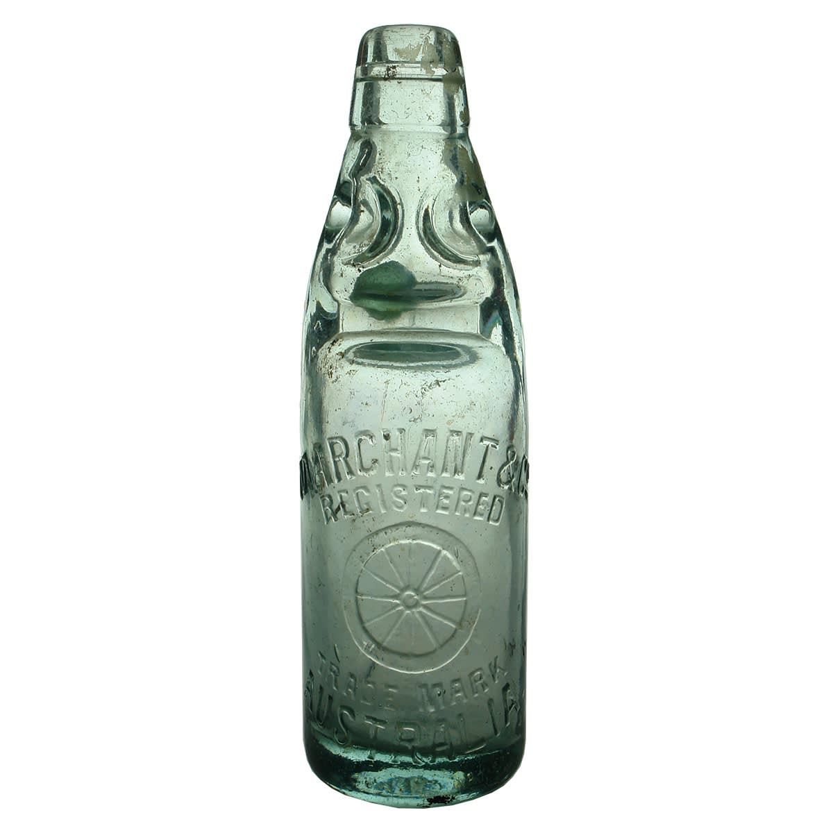 Codd. Marchant & Co., Australia. Wheel. AGM Monogram. Dobson. Aqua. 10 oz. (Victoria)