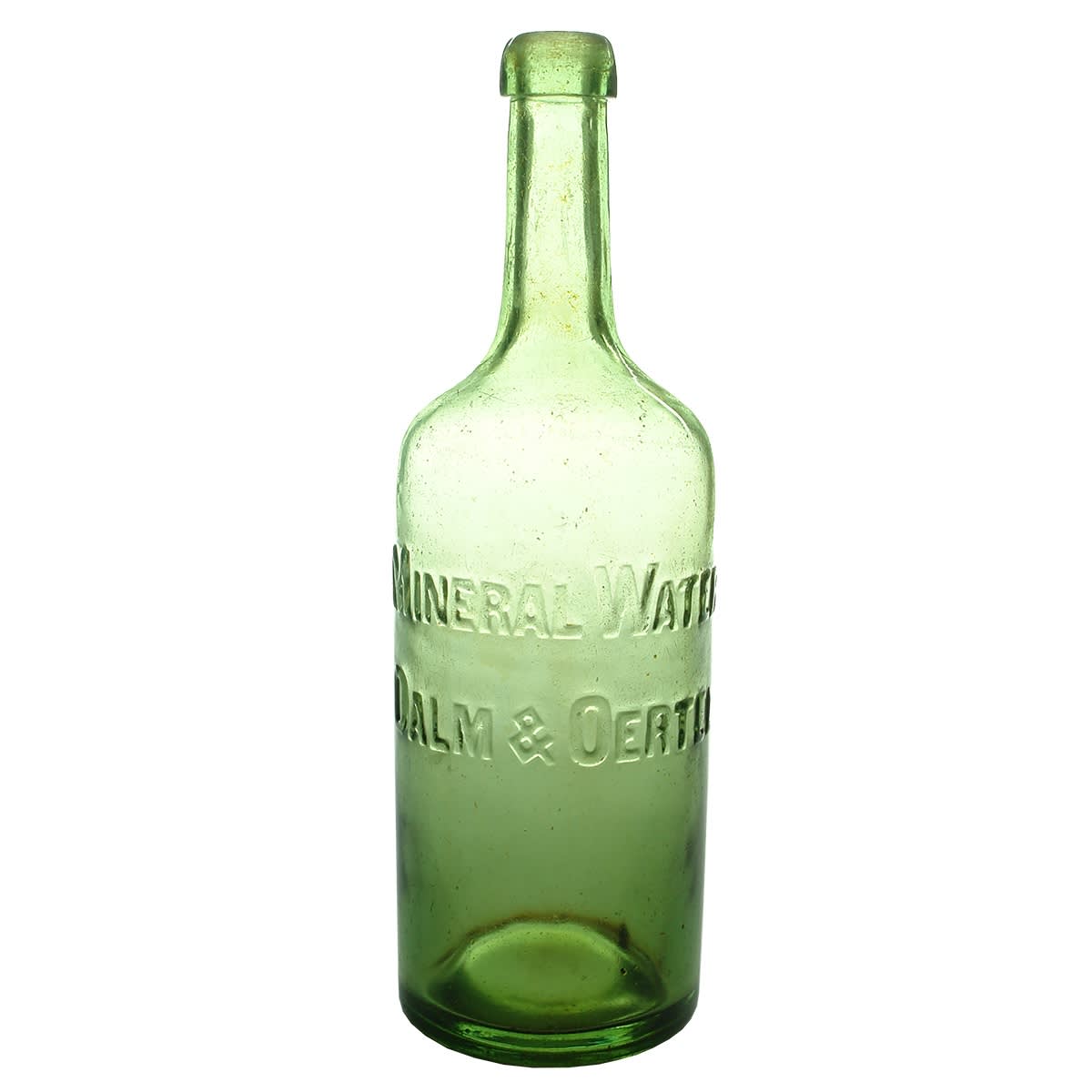 Large Cork top Mineral Water. Dalm & Oertel, Mineral Water. Green. 26 oz. (Sydney, New South Wales)