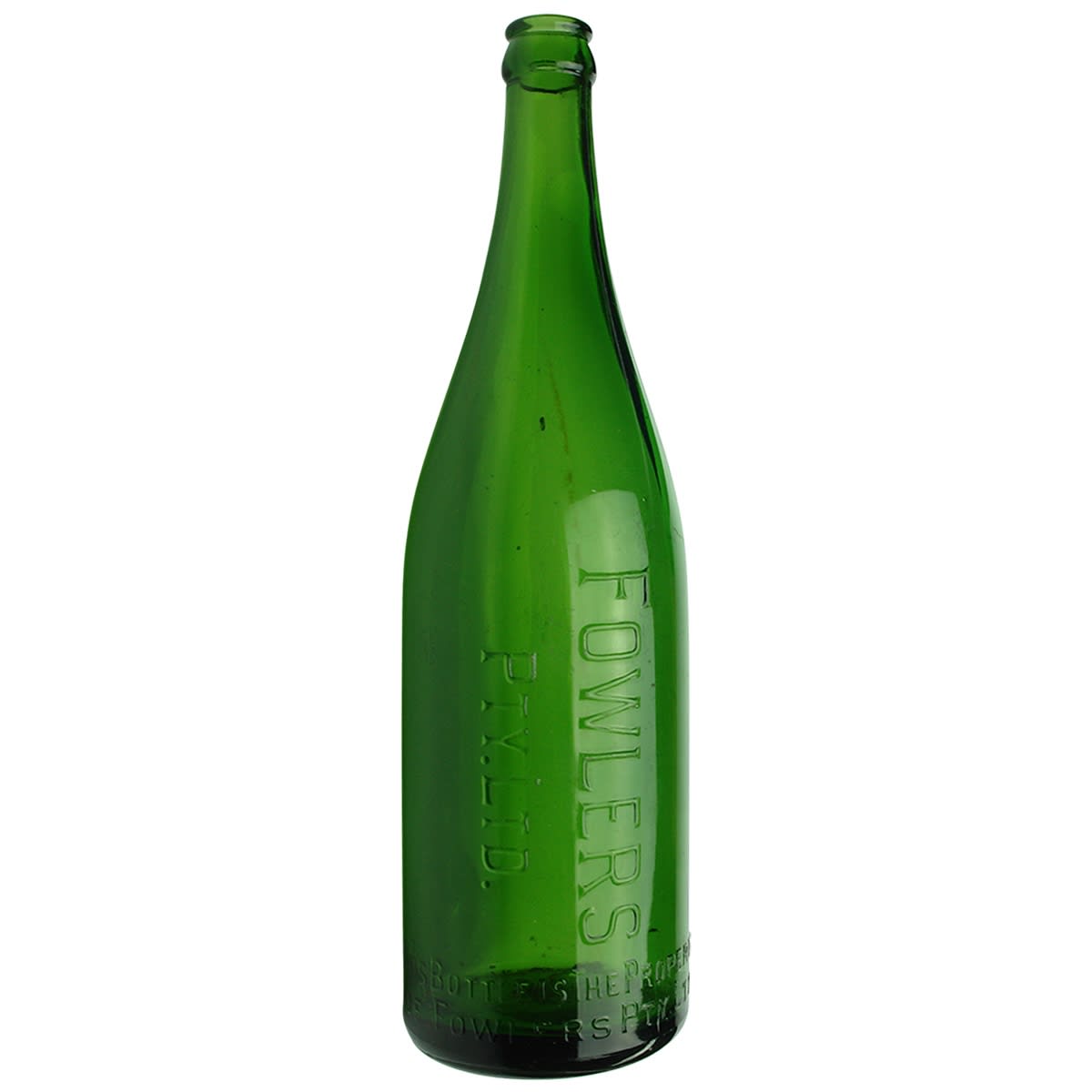 Crown Seal. Fowlers Pty Ltd. Vacola. Bright Green. 26 oz.  (Victoria)
