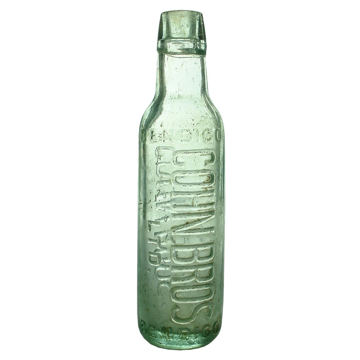 Lamont. Cohn Bros Ltd., Bendigo. Kilner Bros made bottle. 10 oz. (Victoria)