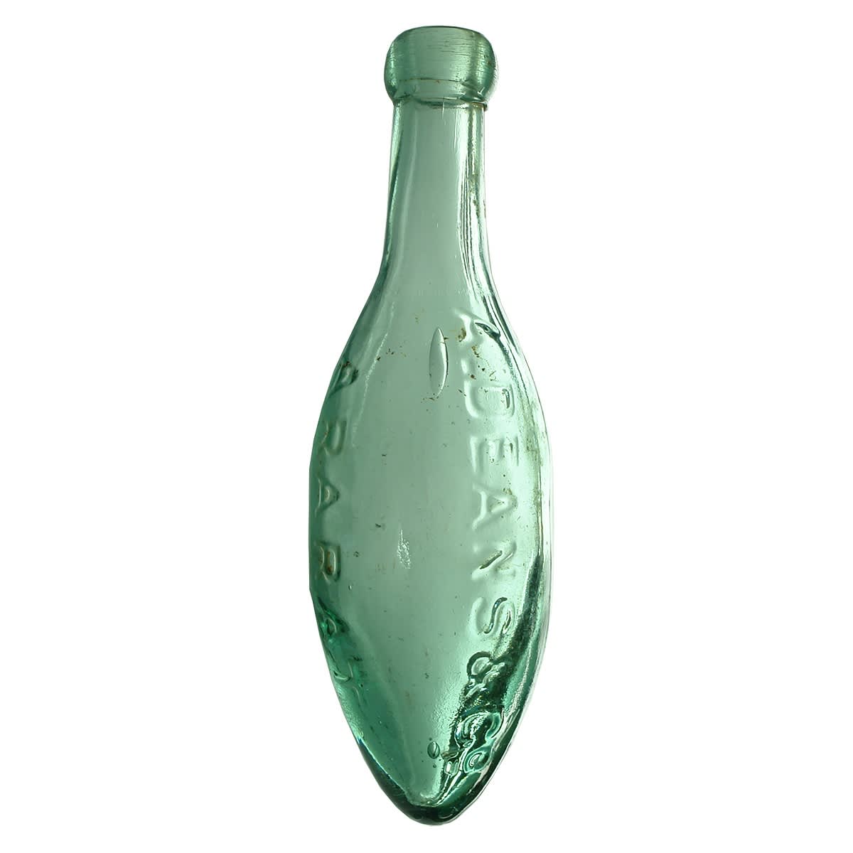 Torpedo. A. Deans & Co, Ararat. Aqua. 10 oz. (Victoria)