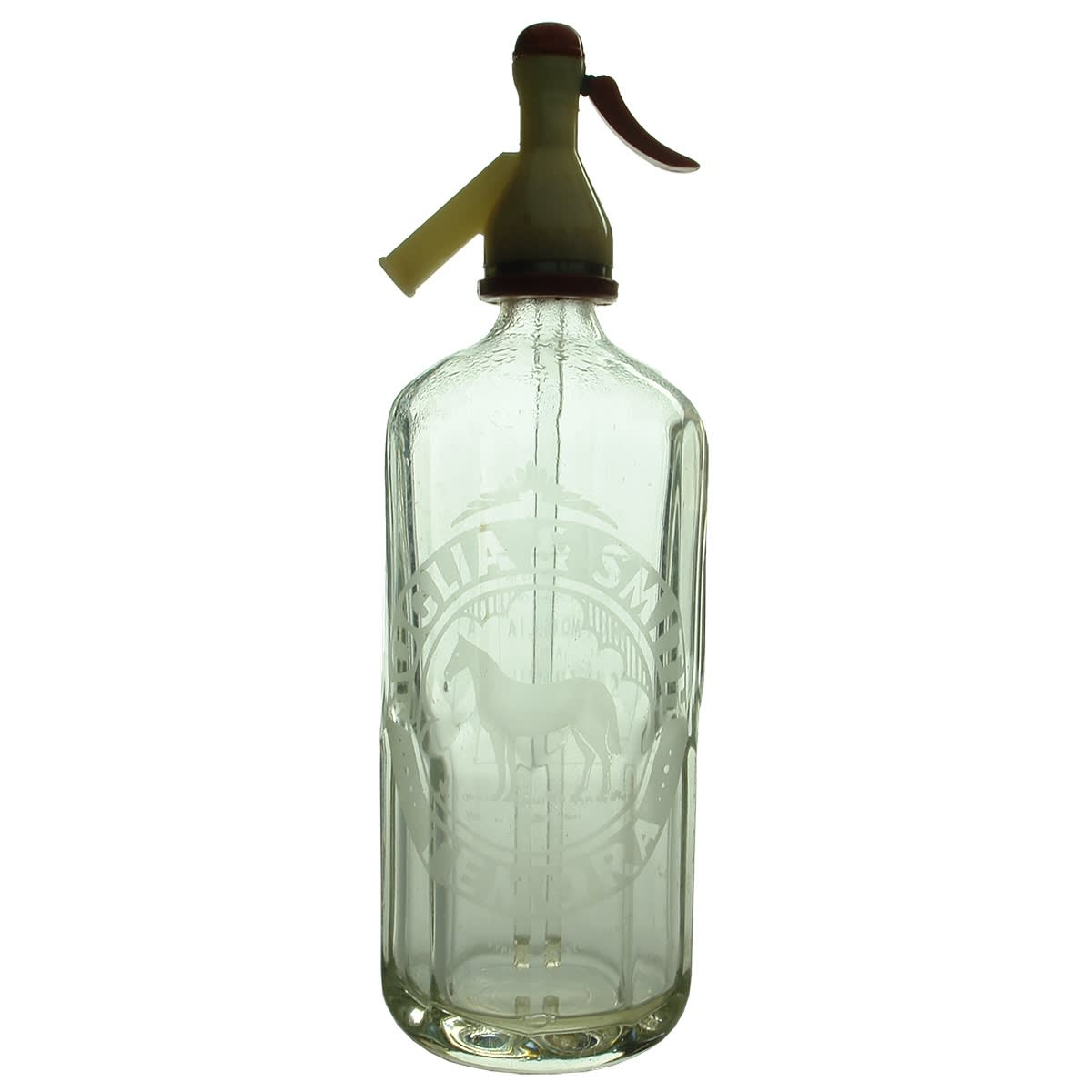 Soda Syphon. Moglia & Smith, Temora. St. James Shape. 30 oz. (New South Wales)