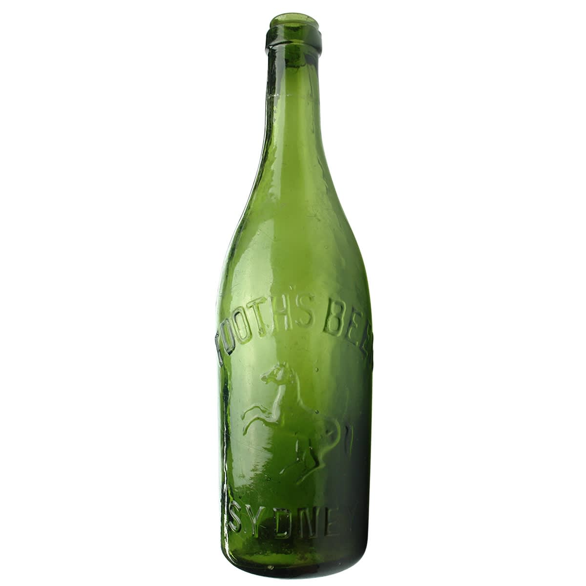Beer. Tooth's Beer, Sydney. Ring Seal. Green. 26 oz. (New South Wales)