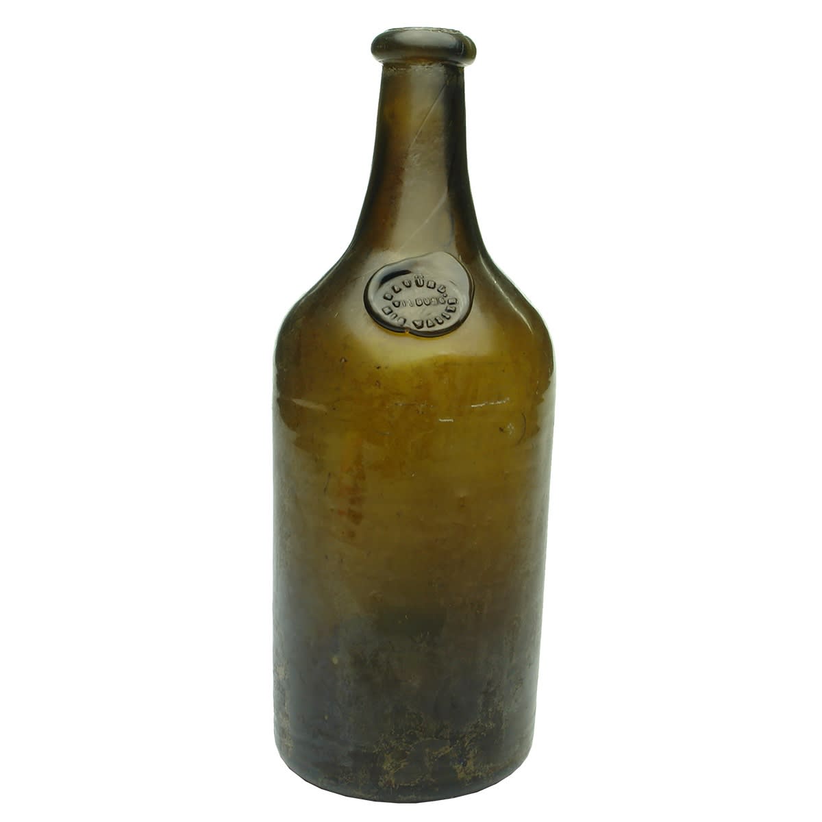 Sealed black glass bottle. Wildung Mineral Water. 26 oz.