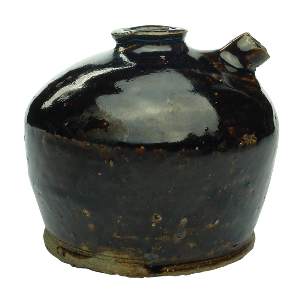 Chinese. Soy Sauce, Small to Medium Size. Chocolate Glaze. 110 mm.