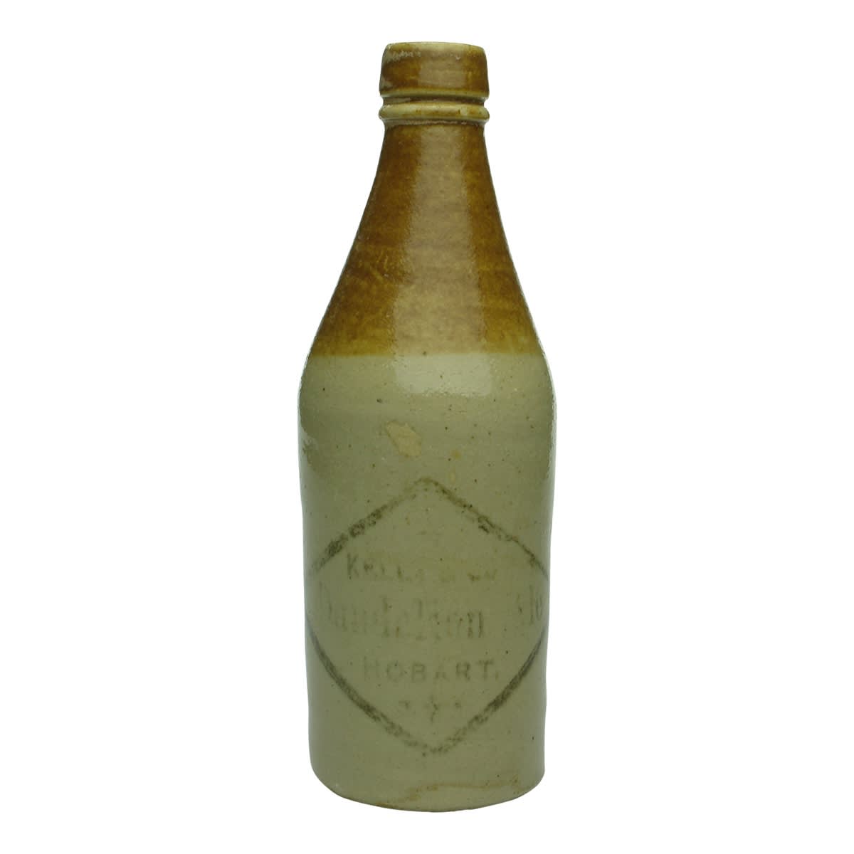 Ginger Beer. Kelly & Co., Dandelion Ale, Hobart. Champagne. Tan Top. 10 oz. (Tasmania)
